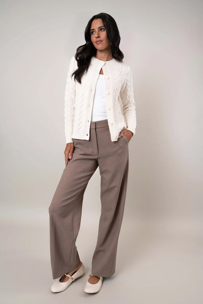 The Cable Cardigan