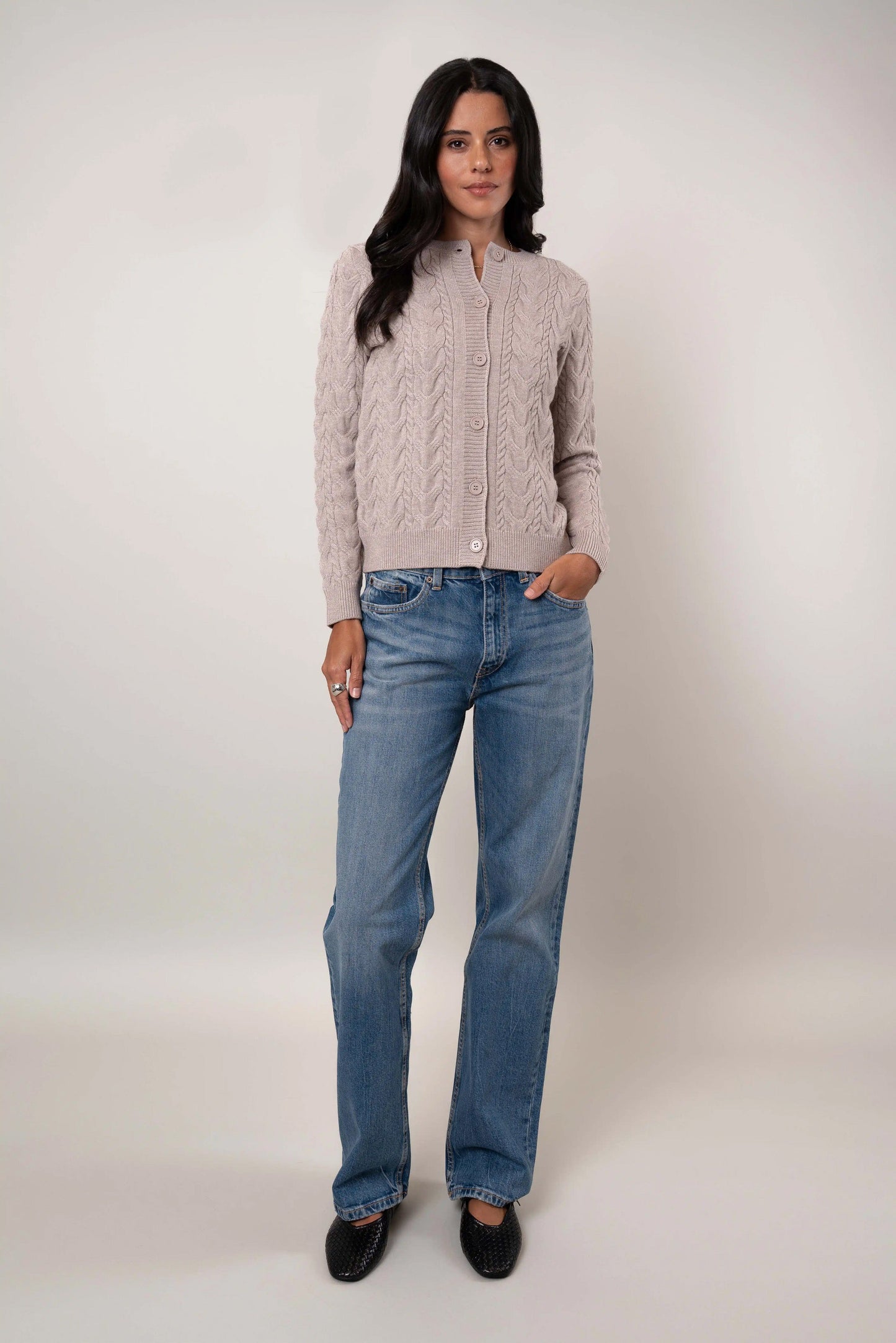 The Cable Cardigan