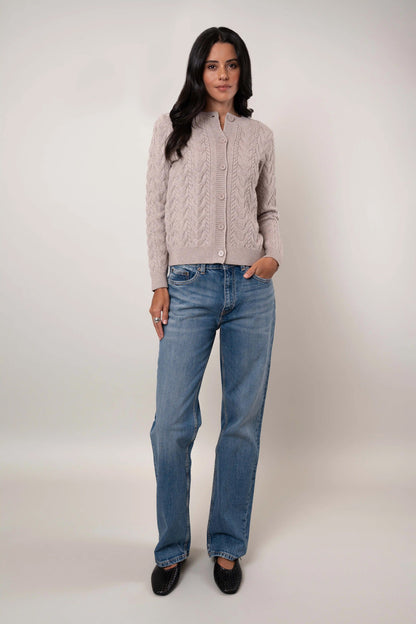 The Cable Cardigan