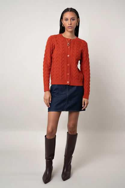 The Cable Cardigan