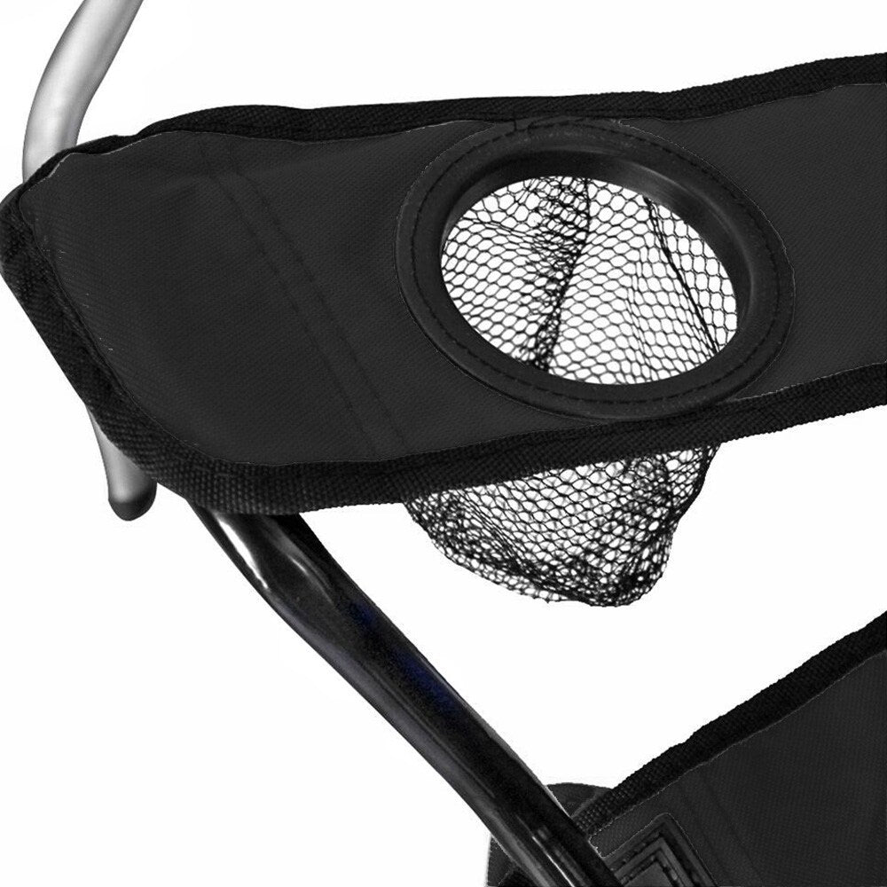 Chaise pliante double portable GoTeam avec parapluie amovible, sac isotherme et étui de transport