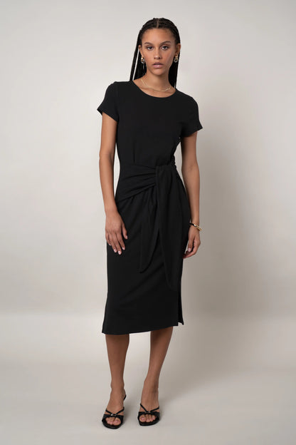 The Knotted Waist Midi Dress
