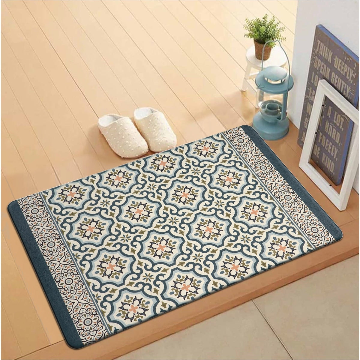 World Rug Gallery Kitchen Durable Anti Fatigue Standing Mat