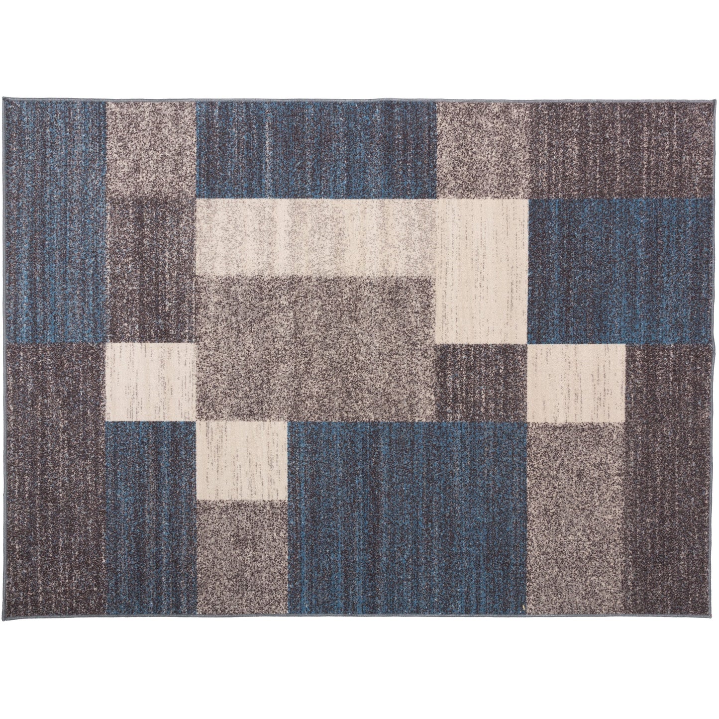 Tapis antidérapant au design moderne de boîtes de la World Rug Gallery