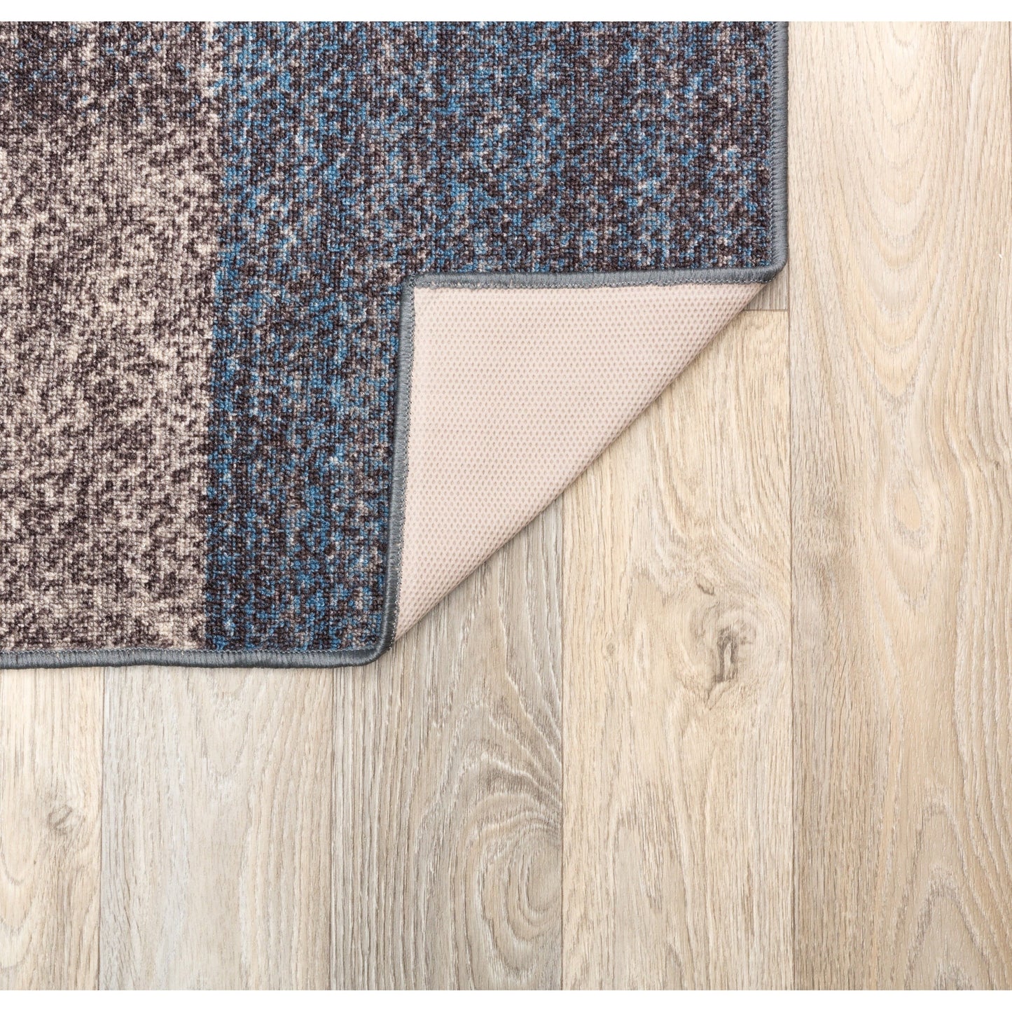Tapis antidérapant au design moderne de boîtes de la World Rug Gallery