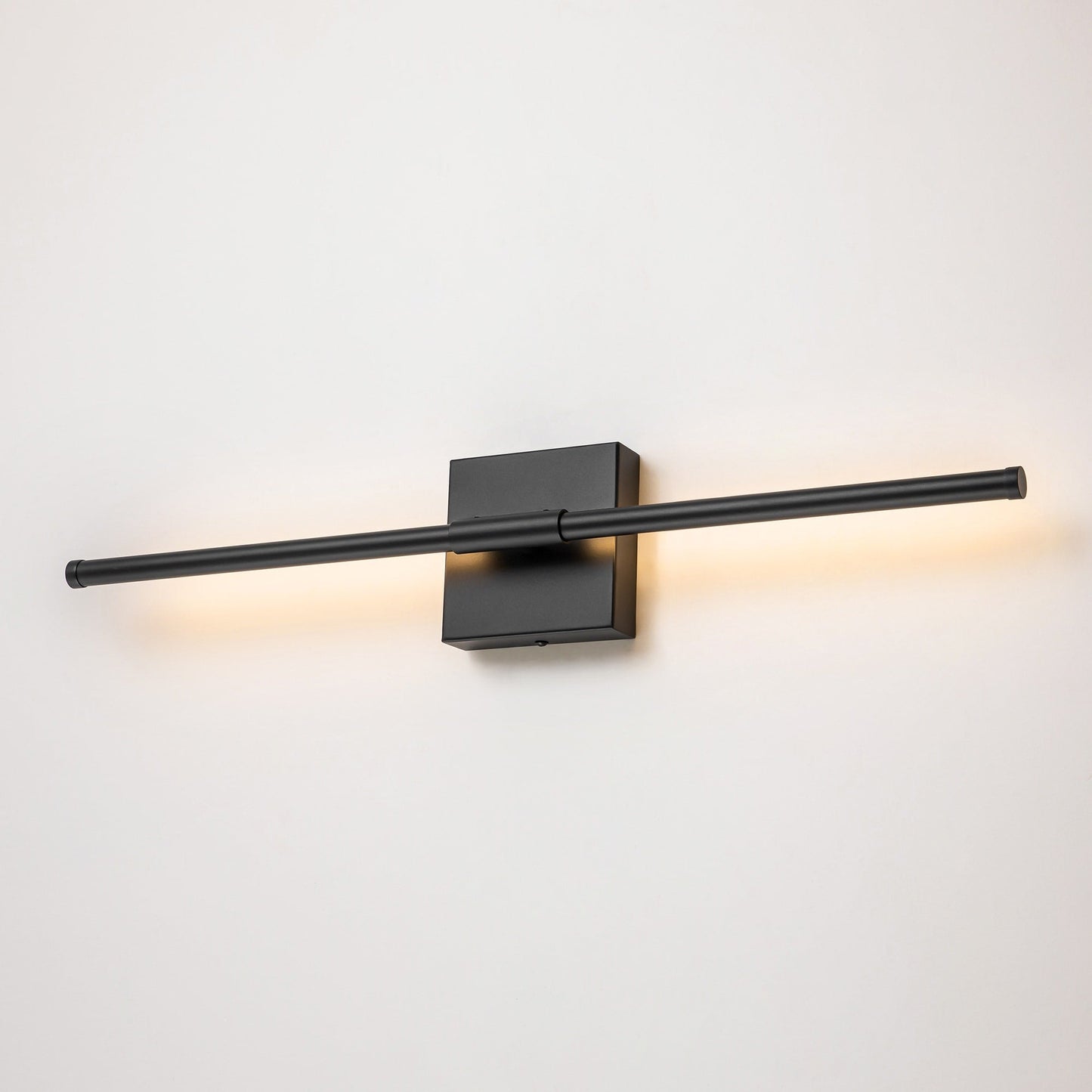 Applique murale de salle de bain à 1 lumière, linéaire et moderne, à intensité variable, à DEL intégrée, de 23,6 po