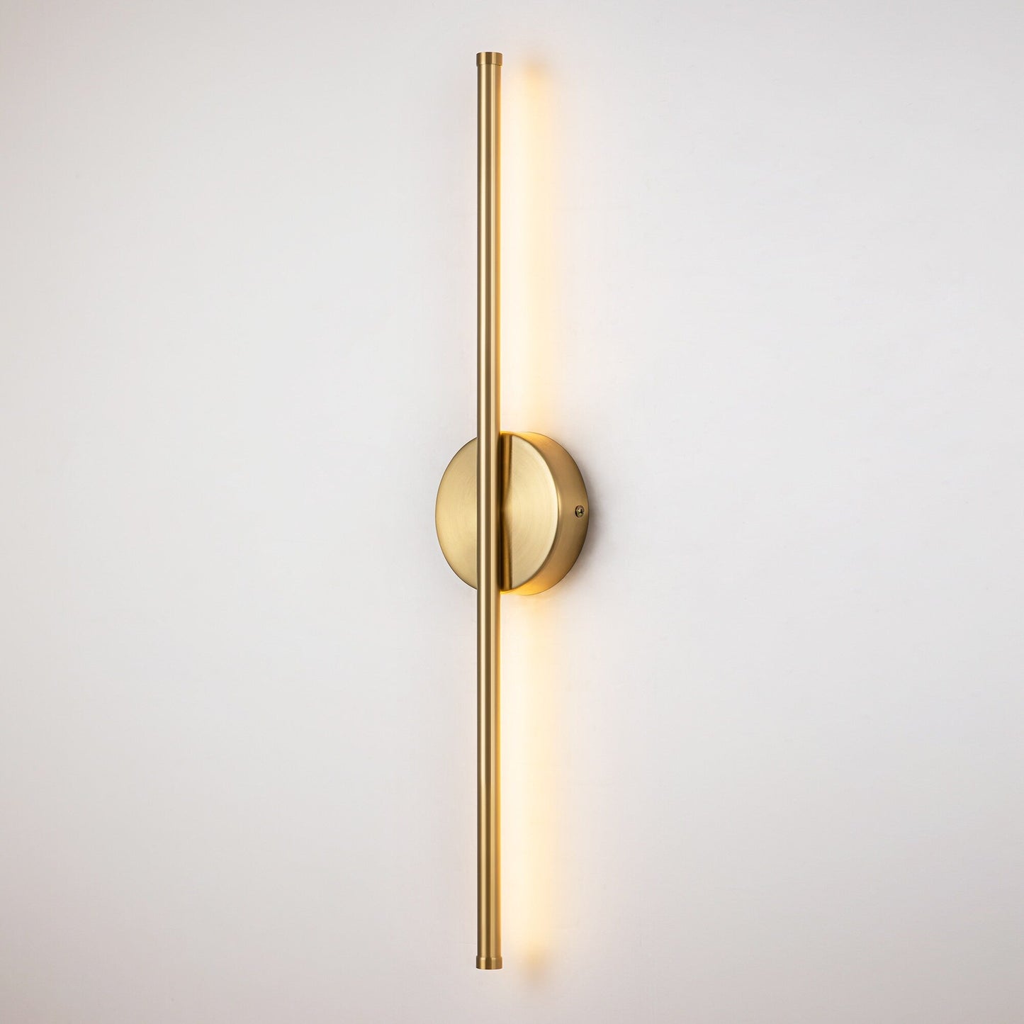 Applique murale de salle de bain à 1 lumière, linéaire et moderne, à intensité variable, à DEL intégrée, de 23,6 po