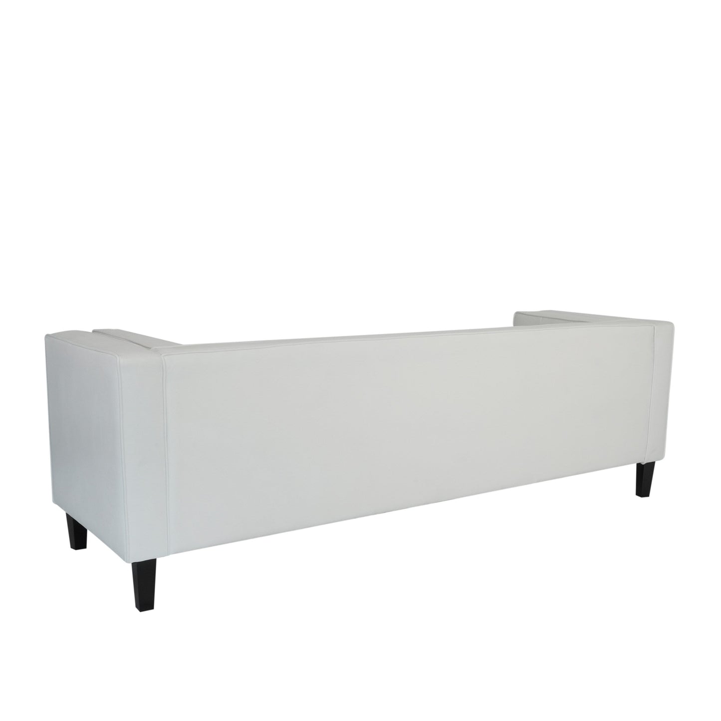Velvet Button Tufted 3-seater Sofa with Hardwood Frame