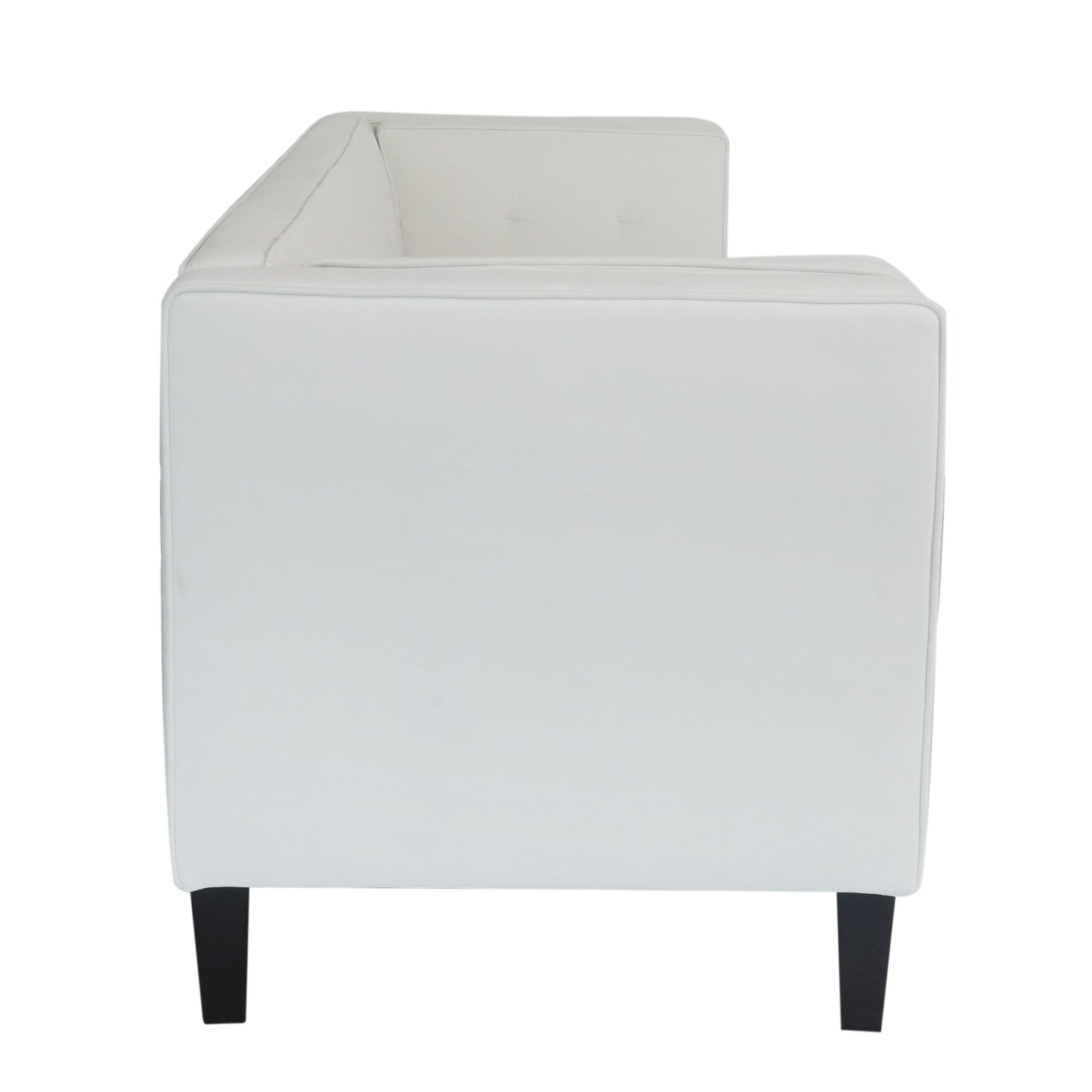Velvet Button Tufted 3-seater Sofa with Hardwood Frame