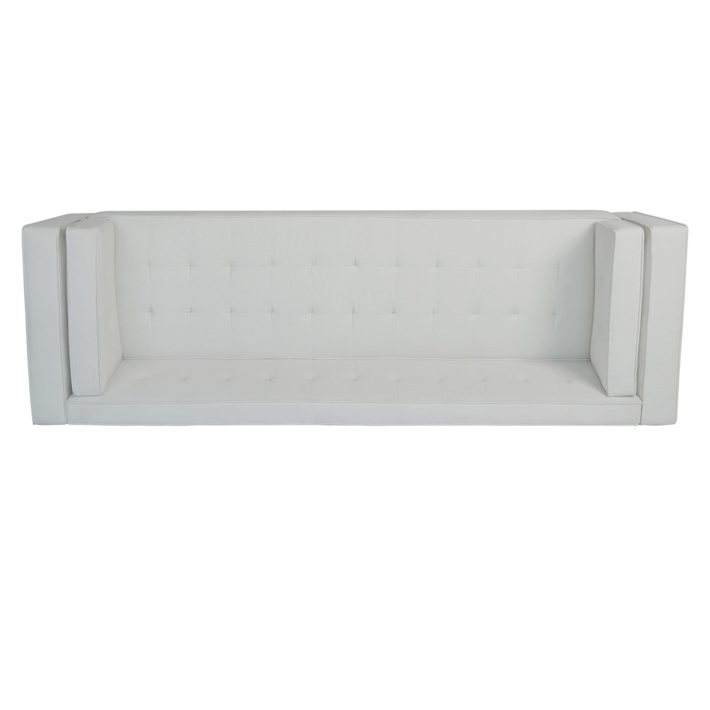 Velvet Button Tufted 3-seater Sofa with Hardwood Frame