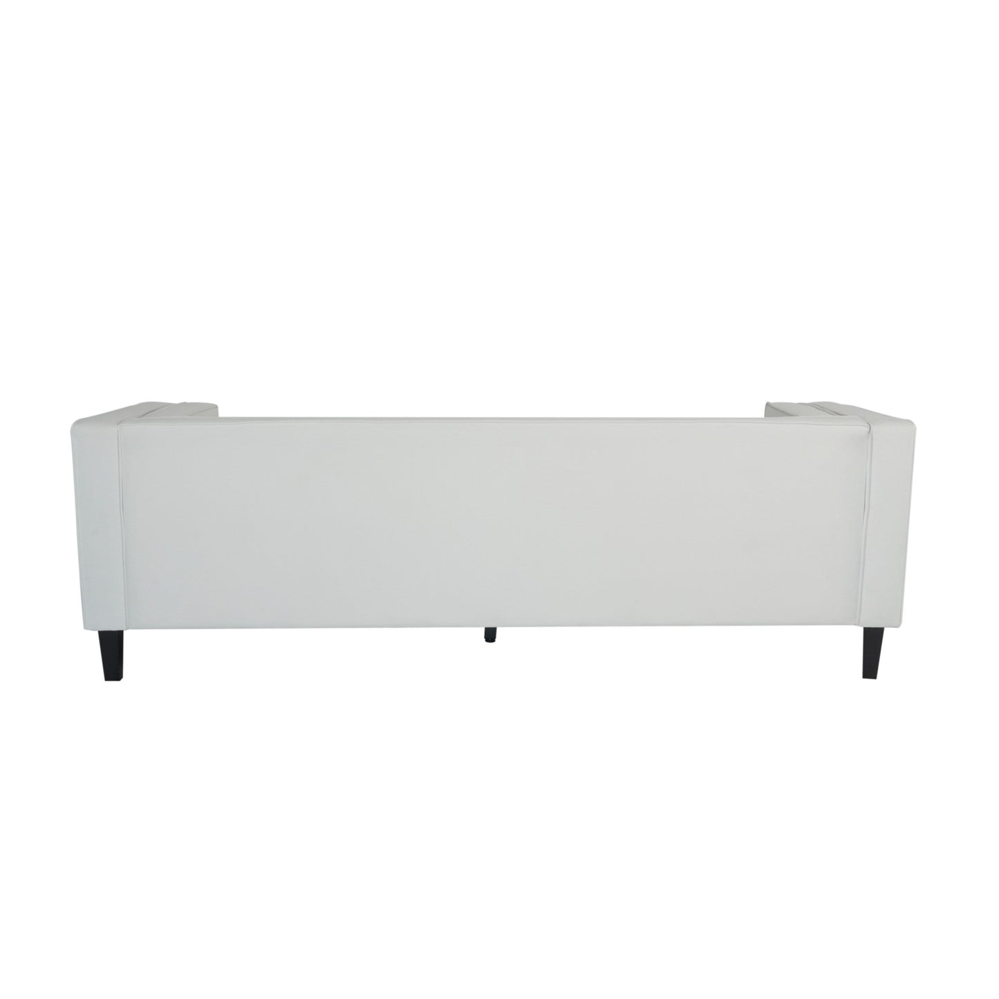 Velvet Button Tufted 3-seater Sofa with Hardwood Frame