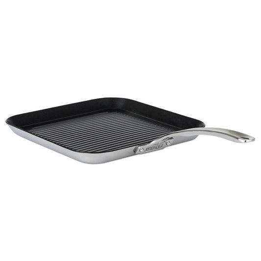 Poêle à griller antiadhésive Viking Contemporary 11 Quantanium, finition miroir