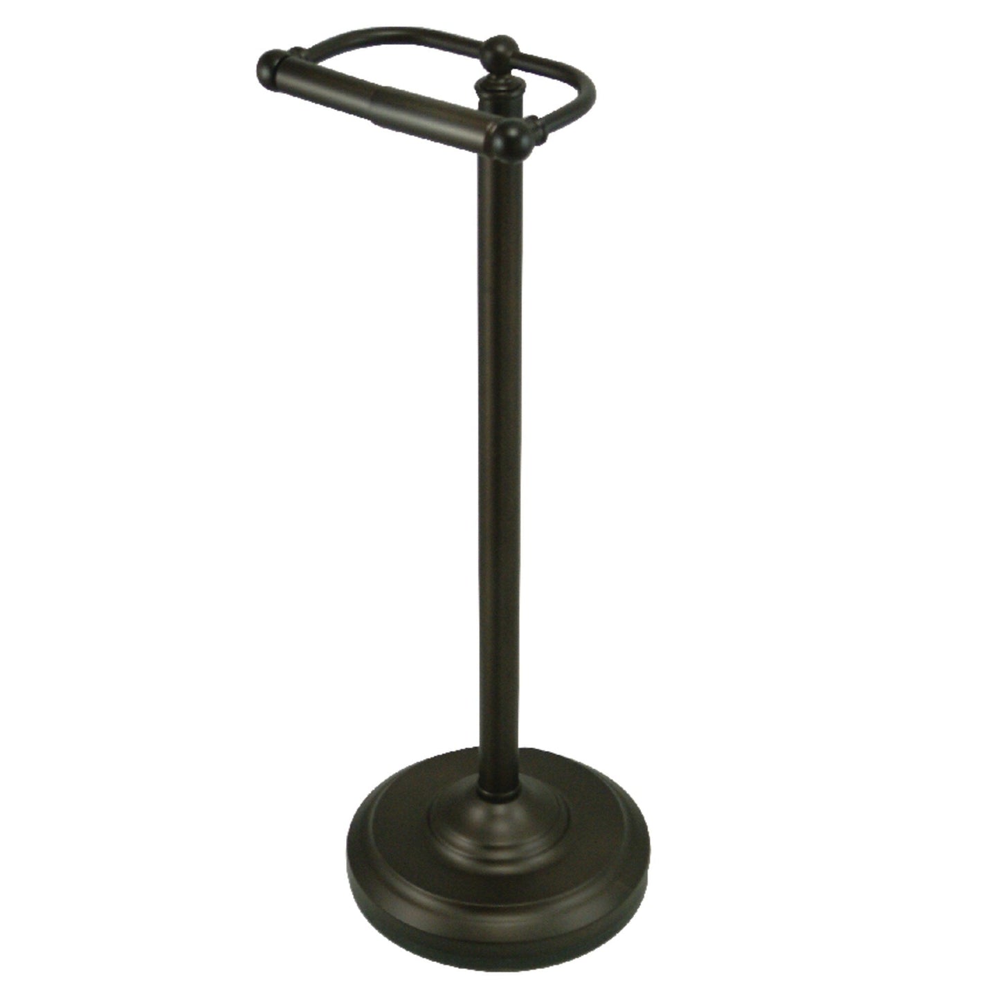Porte-papier toilette vintage sur pied - Bronze huilé