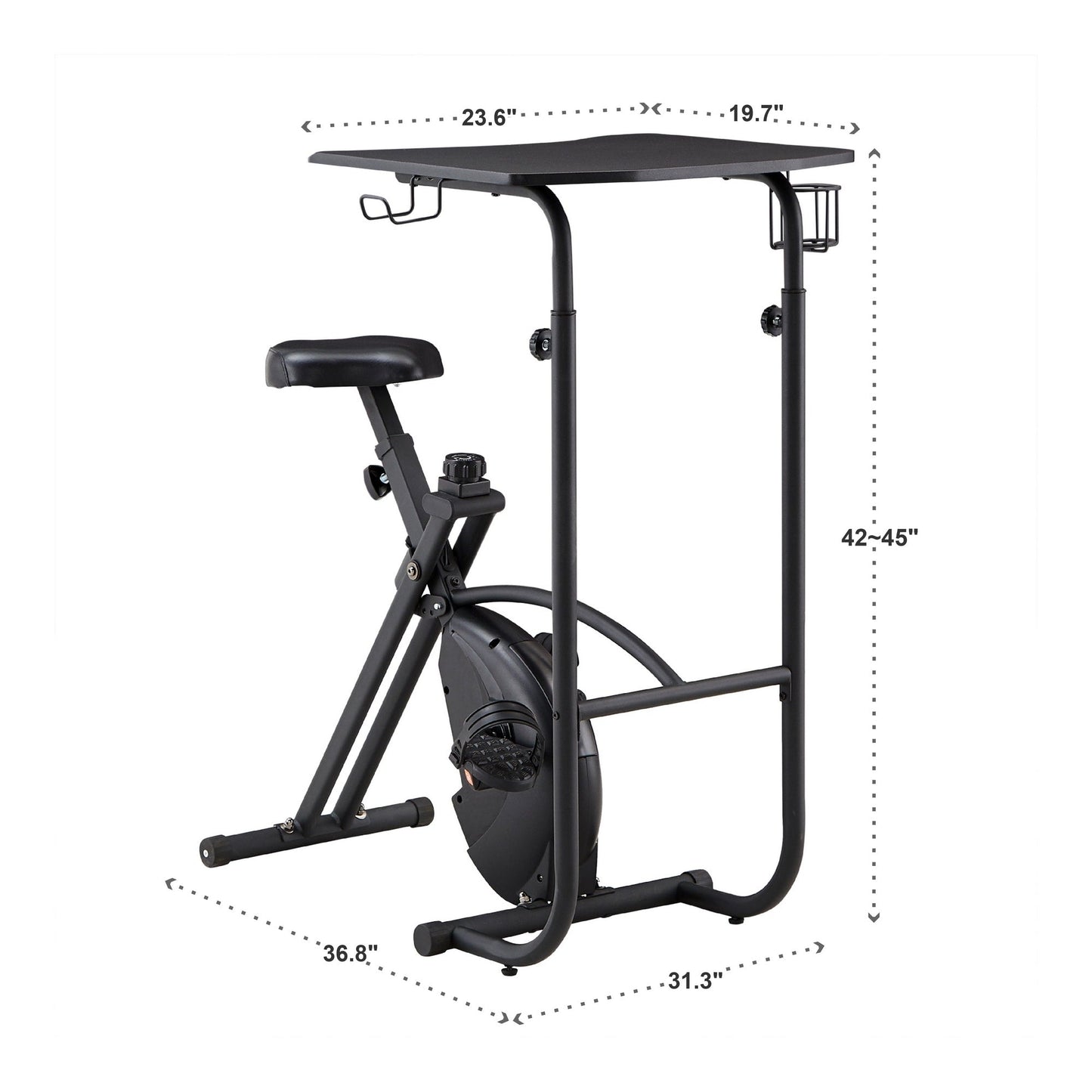 Bureau de vélo d'exercice Virgil par iNSPIRE Q Classic.