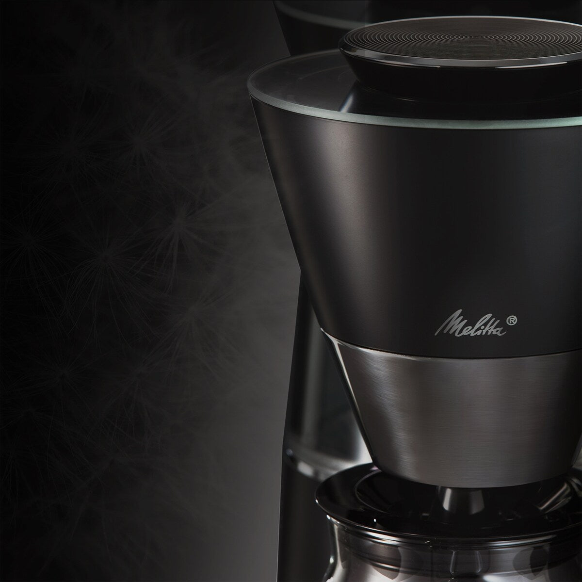 Cafetière filtre Vision 12 tasses Luxe avec tableau de bord rotatif