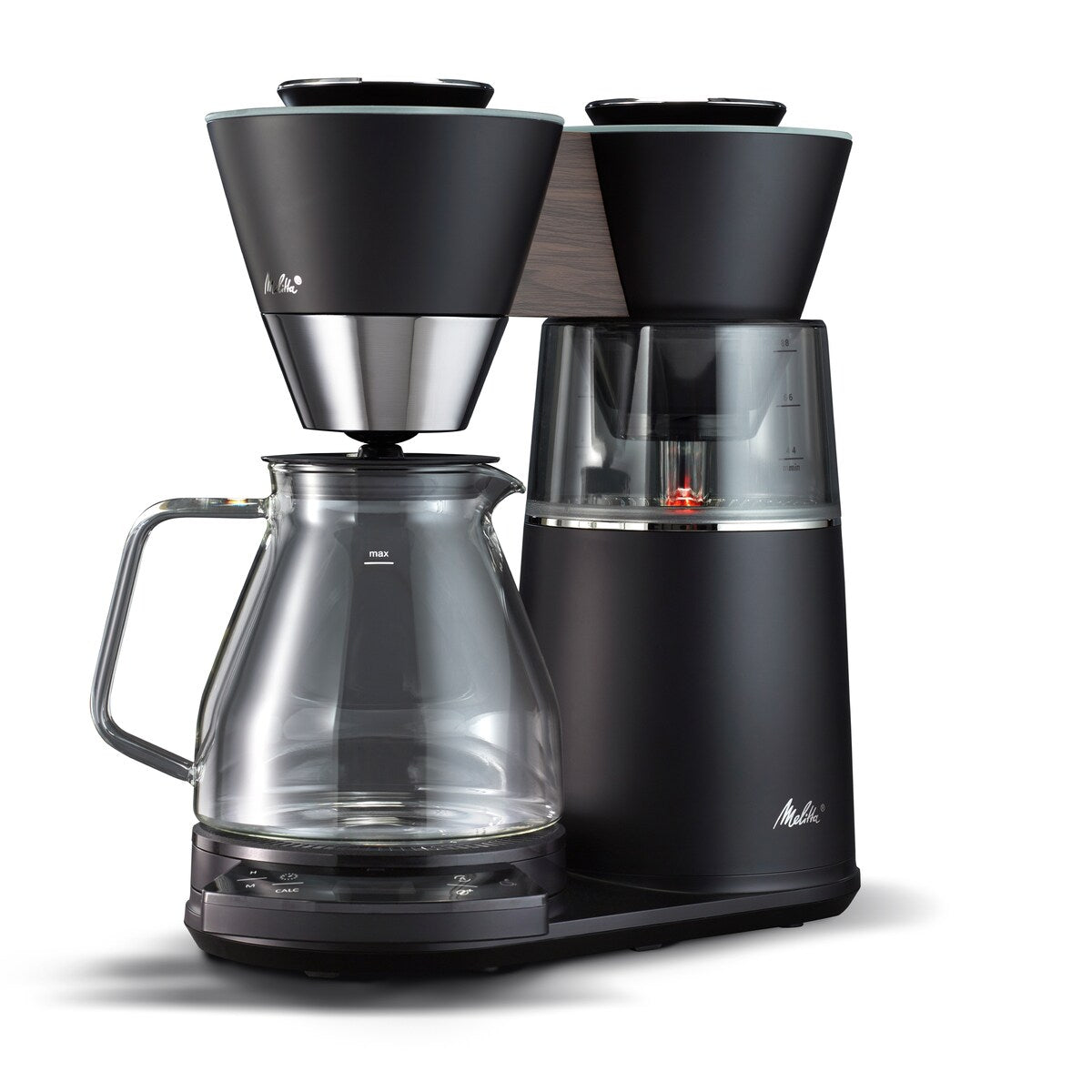 Cafetière filtre Vision 12 tasses Luxe avec tableau de bord rotatif