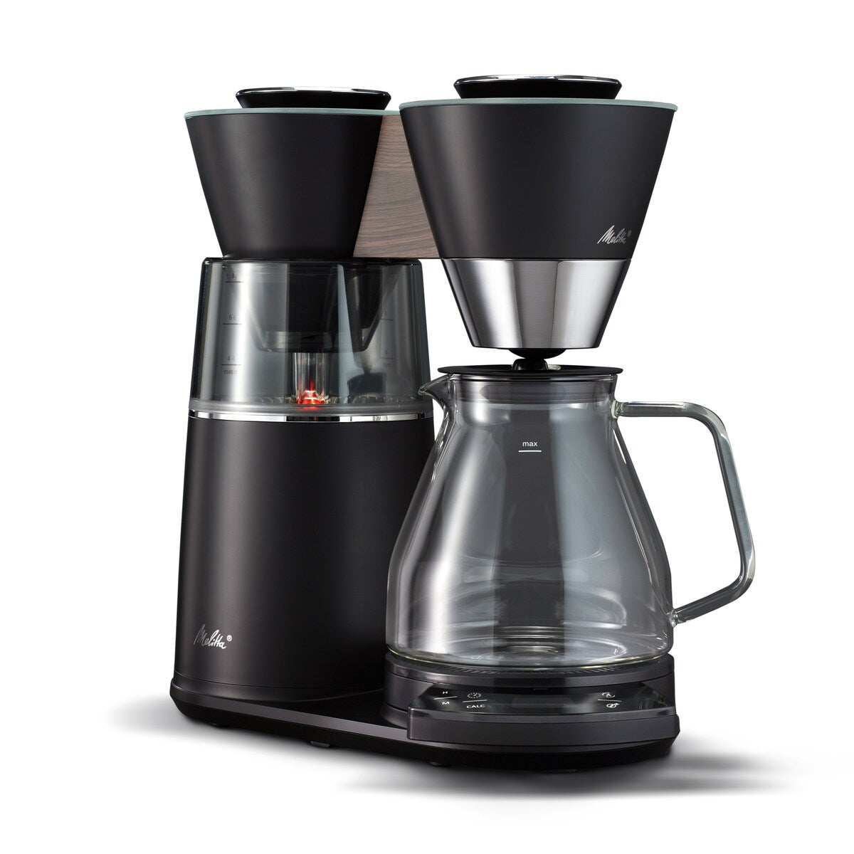 Cafetière filtre Vision 12 tasses Luxe avec tableau de bord rotatif