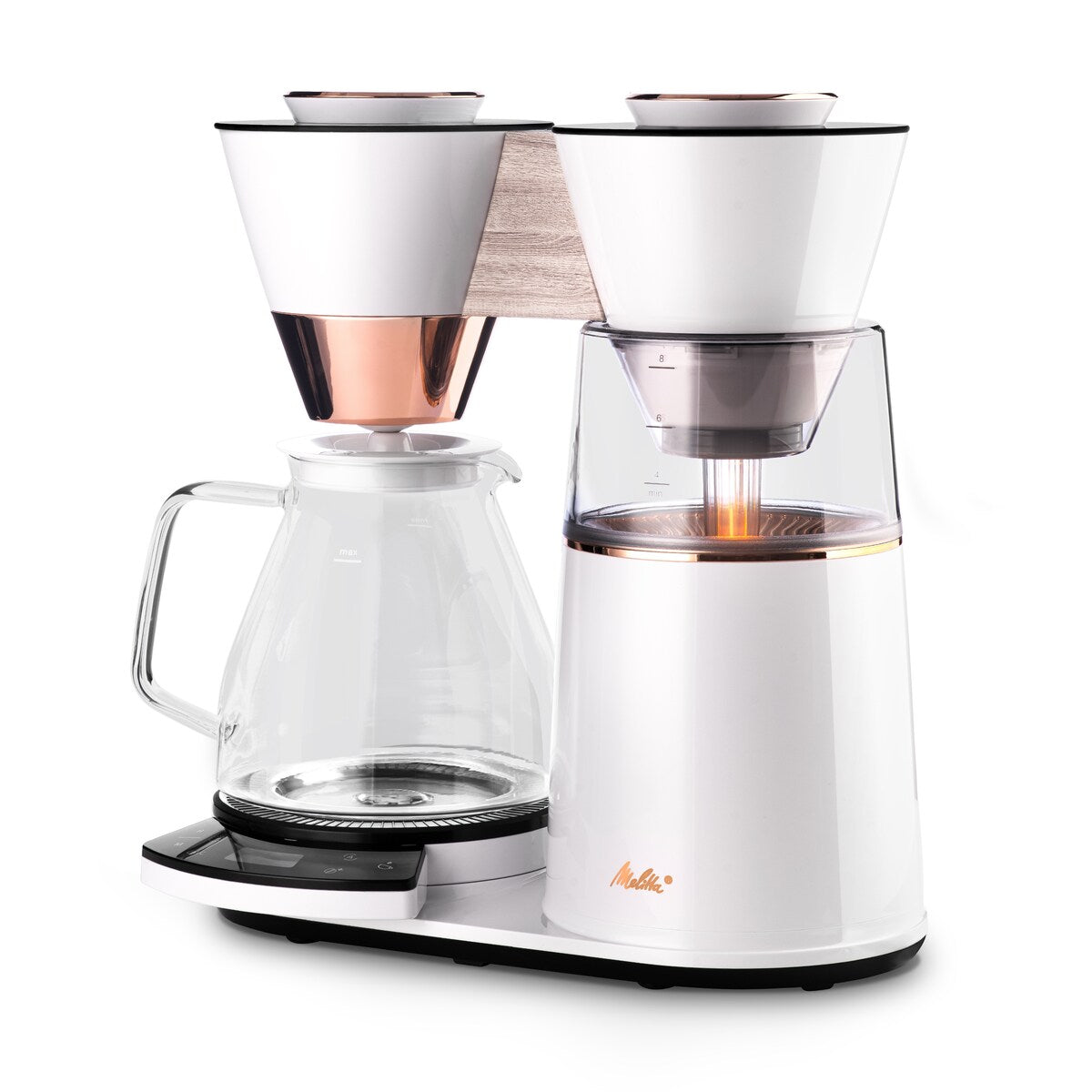 Cafetière filtre Vision 12 tasses Luxe avec tableau de bord rotatif