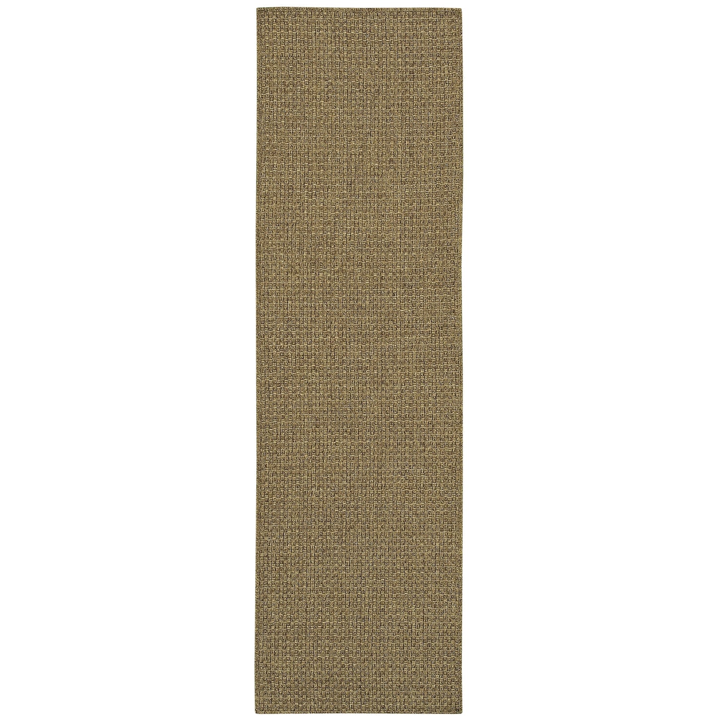 Tapis d'intérieur et d'extérieur en tissage panier ton sur ton Vista Home Kauai.
