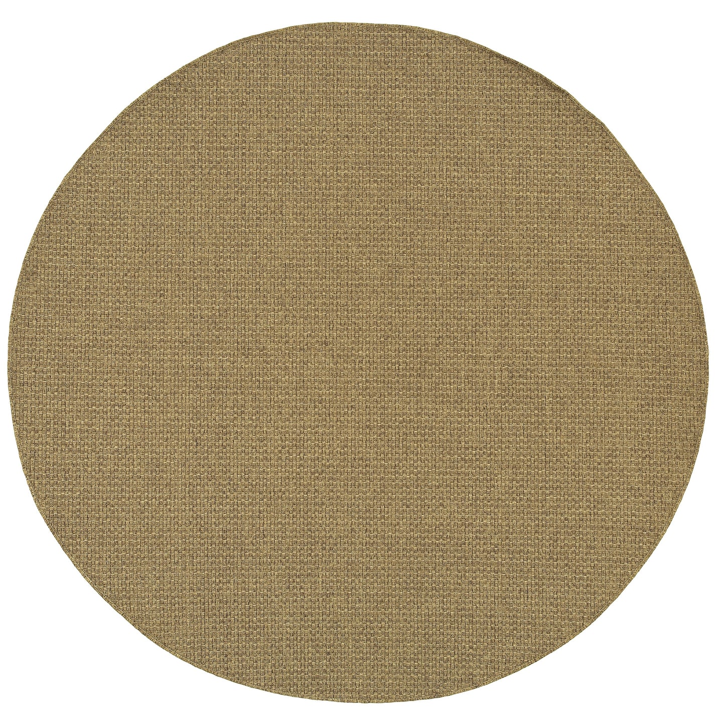 Tapis d'intérieur et d'extérieur en tissage panier ton sur ton Vista Home Kauai.