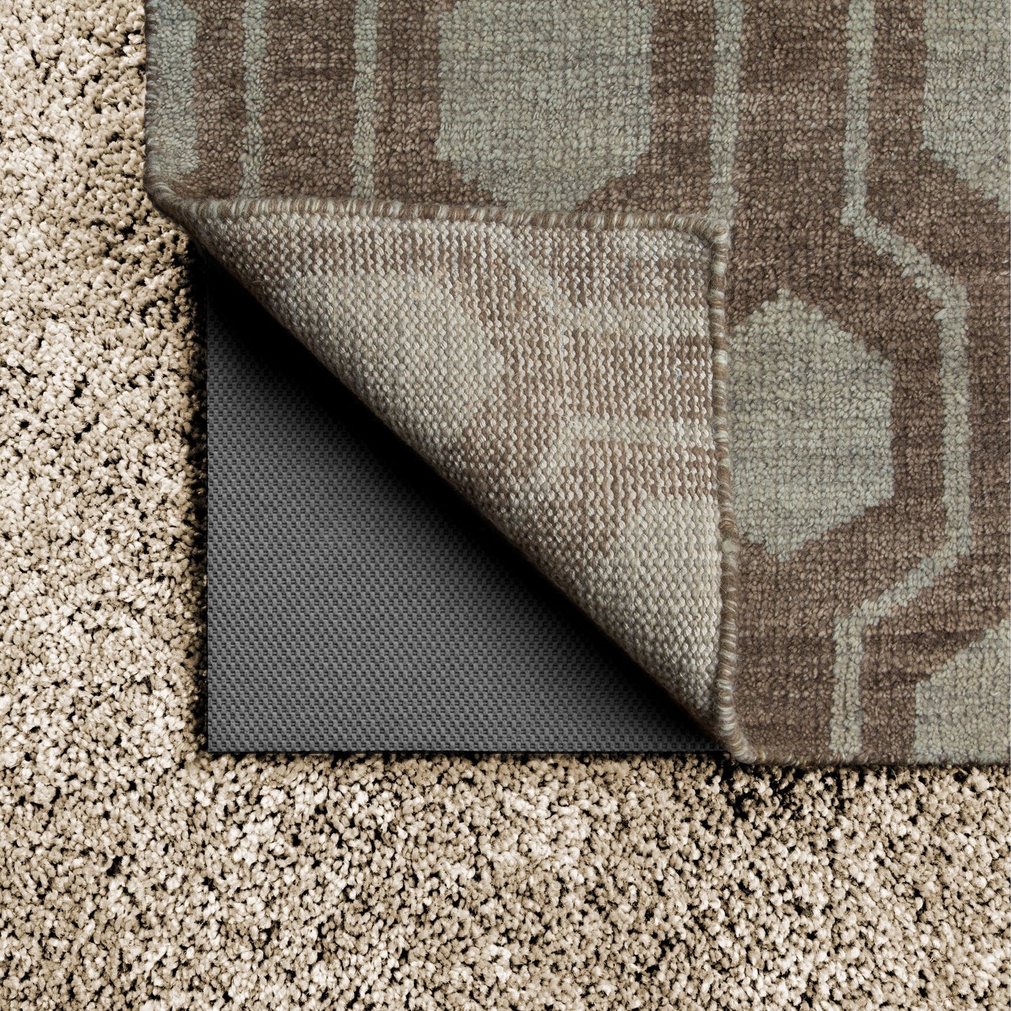 Sous-tapis d'intérieur réversible multi-surfaces Vista Home - Gris