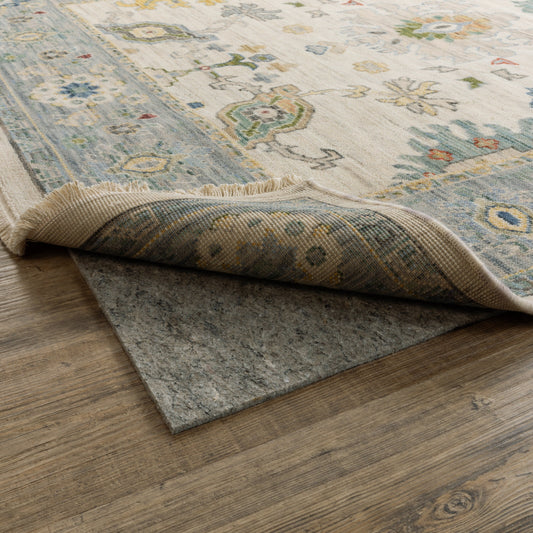 Sous-tapis d'intérieur réversible multi-surfaces Vista Home - Gris