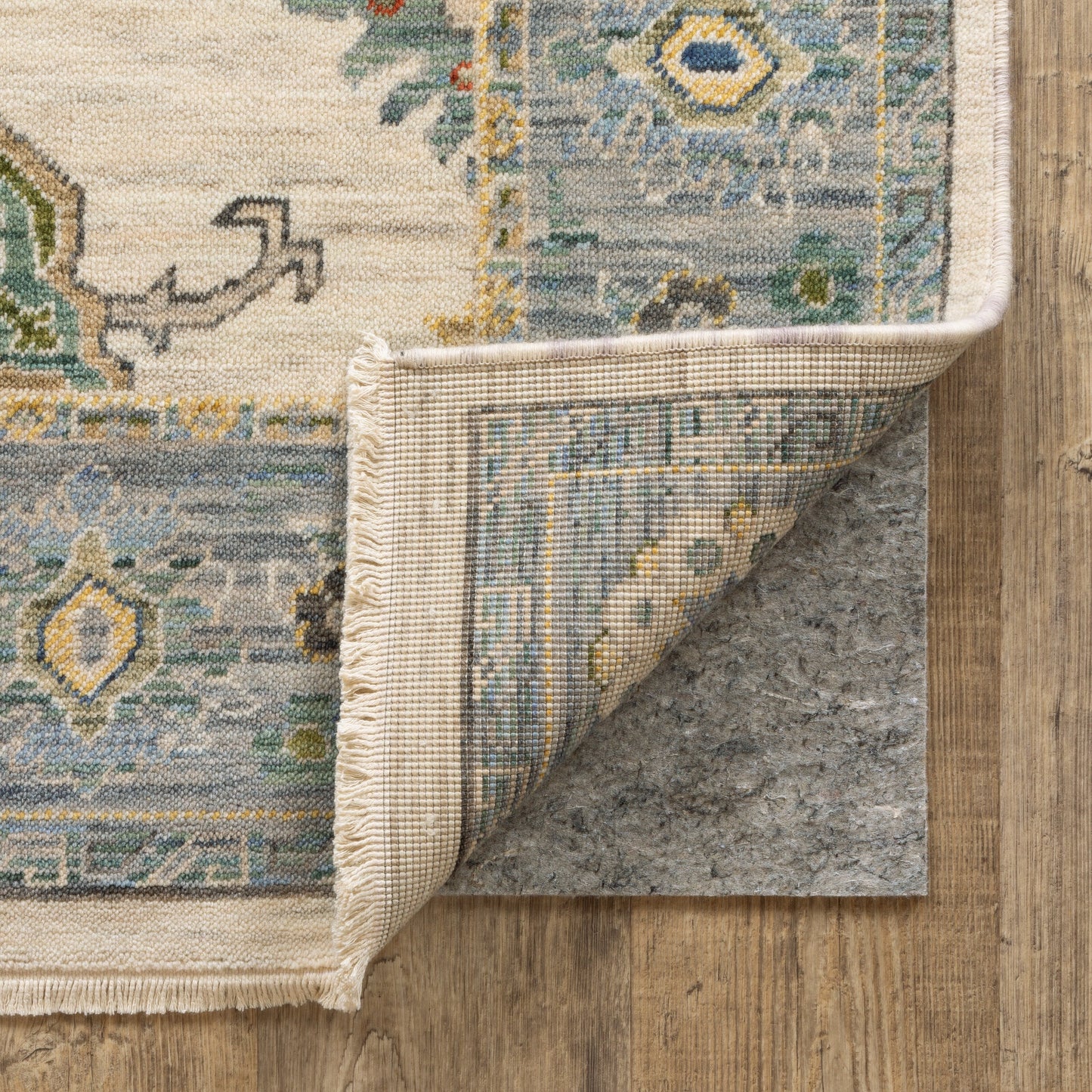 Sous-tapis d'intérieur réversible multi-surfaces Vista Home - Gris