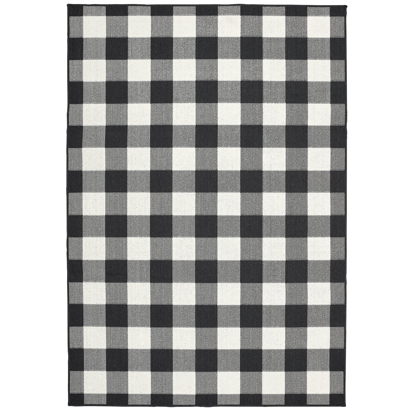 Tapis d'intérieur/extérieur à carreaux vichy de Vista Home Malta