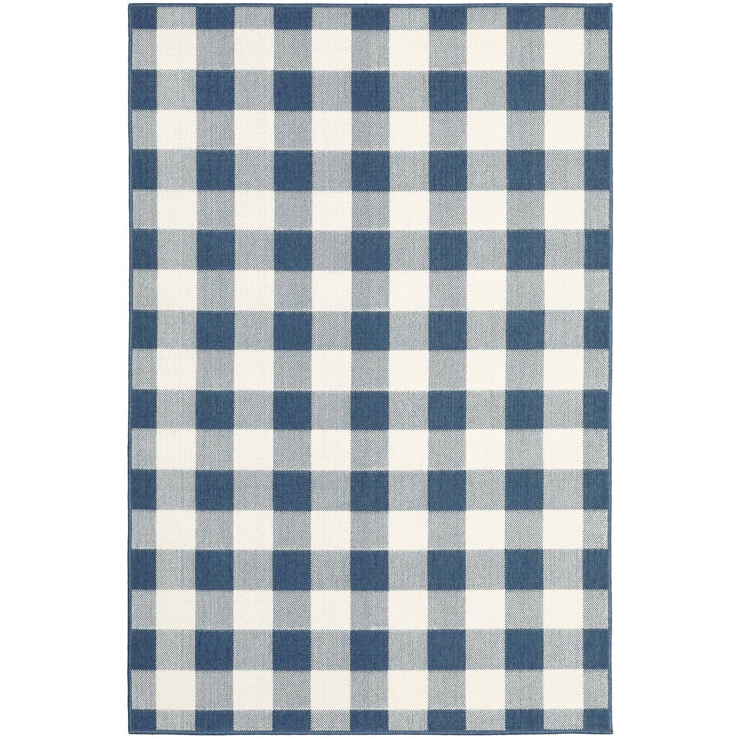 Tapis d'intérieur/extérieur à carreaux vichy de Vista Home Malta