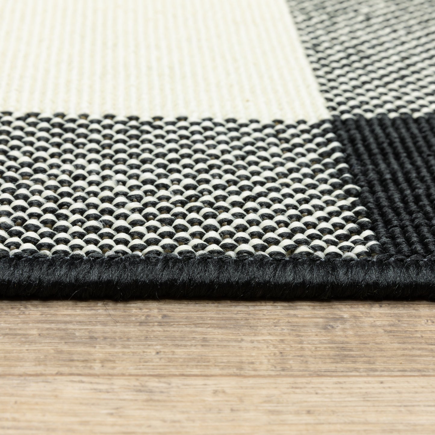 Tapis d'intérieur/extérieur à carreaux vichy de Vista Home Malta