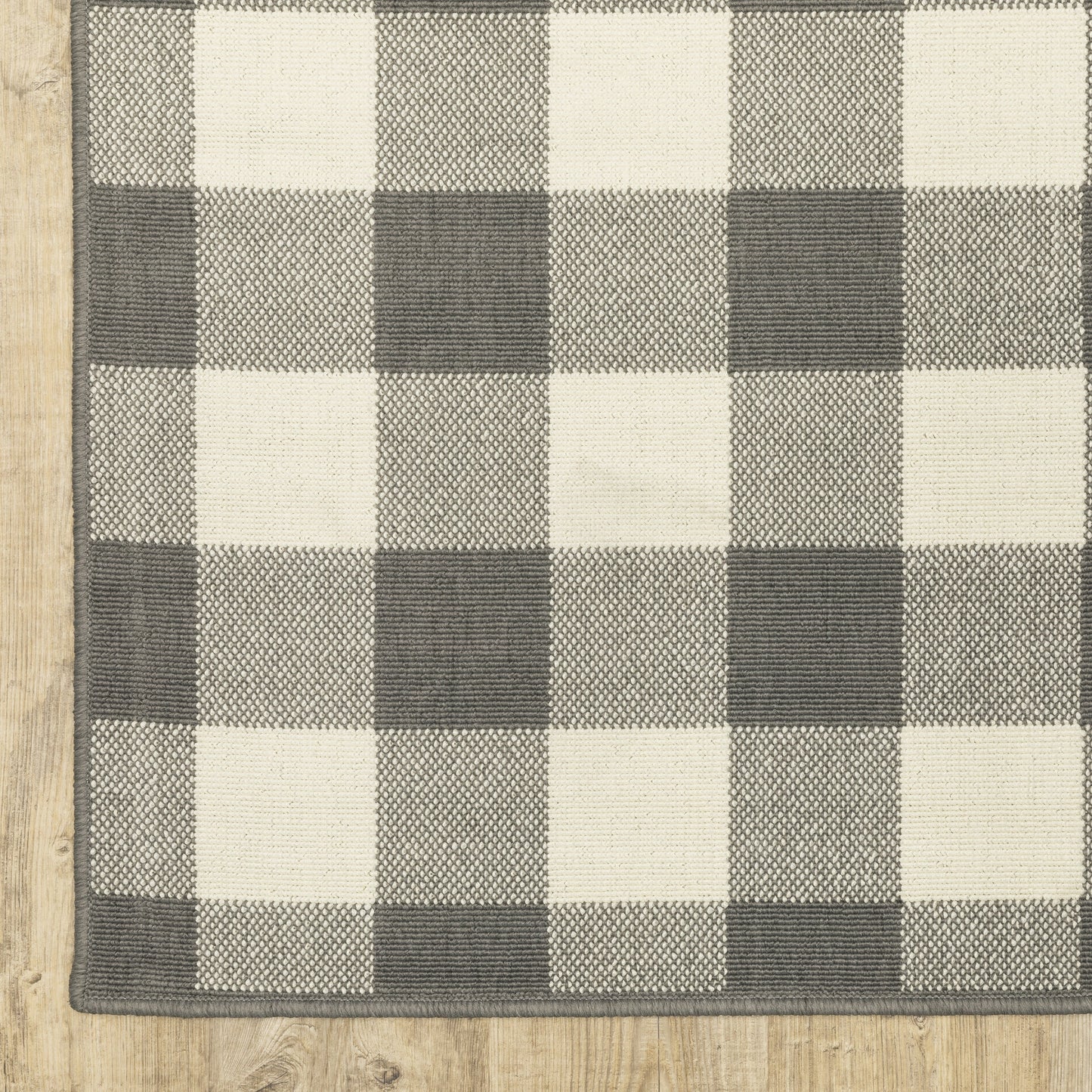 Tapis d'intérieur/extérieur à carreaux vichy de Vista Home Malta