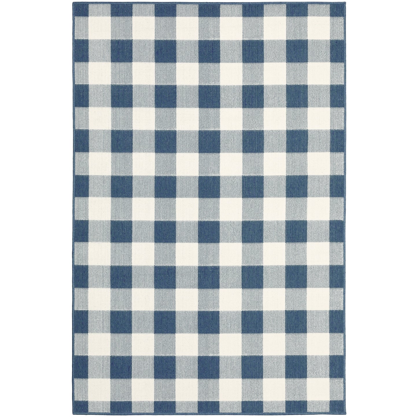 Tapis d'intérieur/extérieur à carreaux vichy de Vista Home Malta