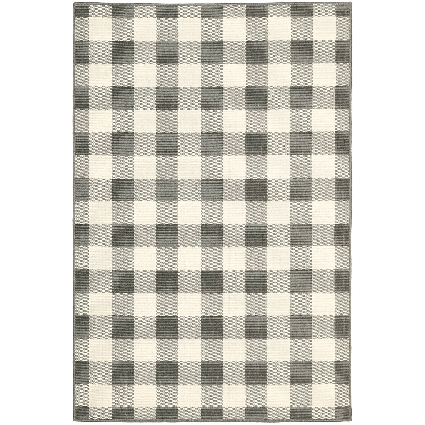 Tapis d'intérieur/extérieur à carreaux vichy de Vista Home Malta