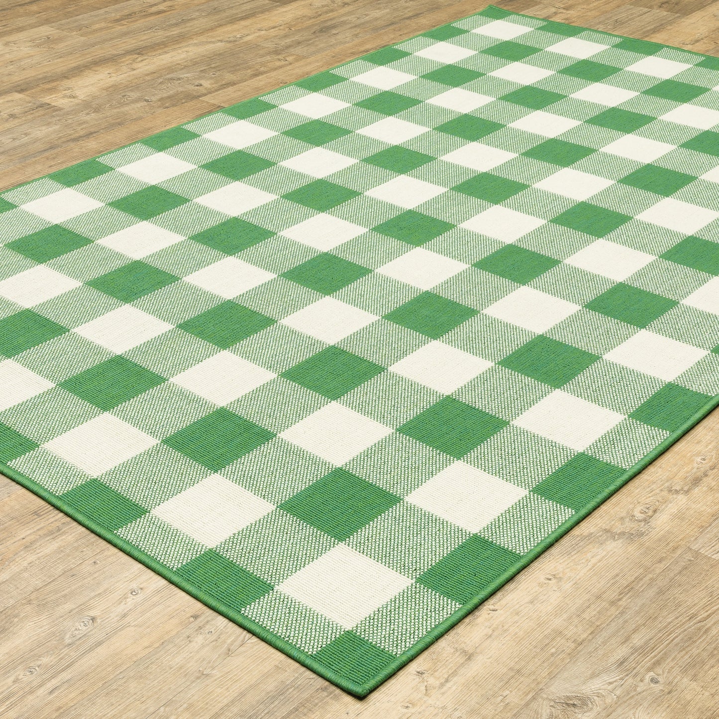 Tapis d'intérieur/extérieur à carreaux vichy de Vista Home Malta
