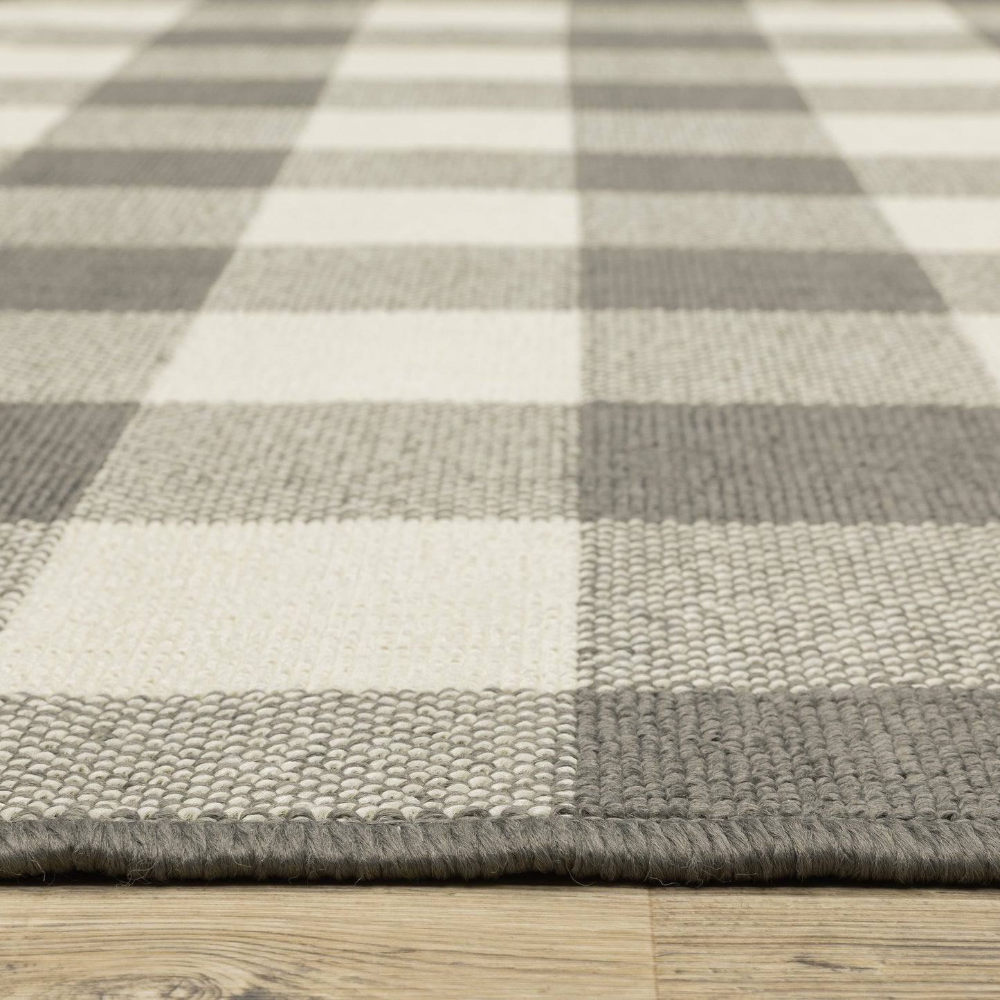 Tapis d'intérieur/extérieur à carreaux vichy de Vista Home Malta