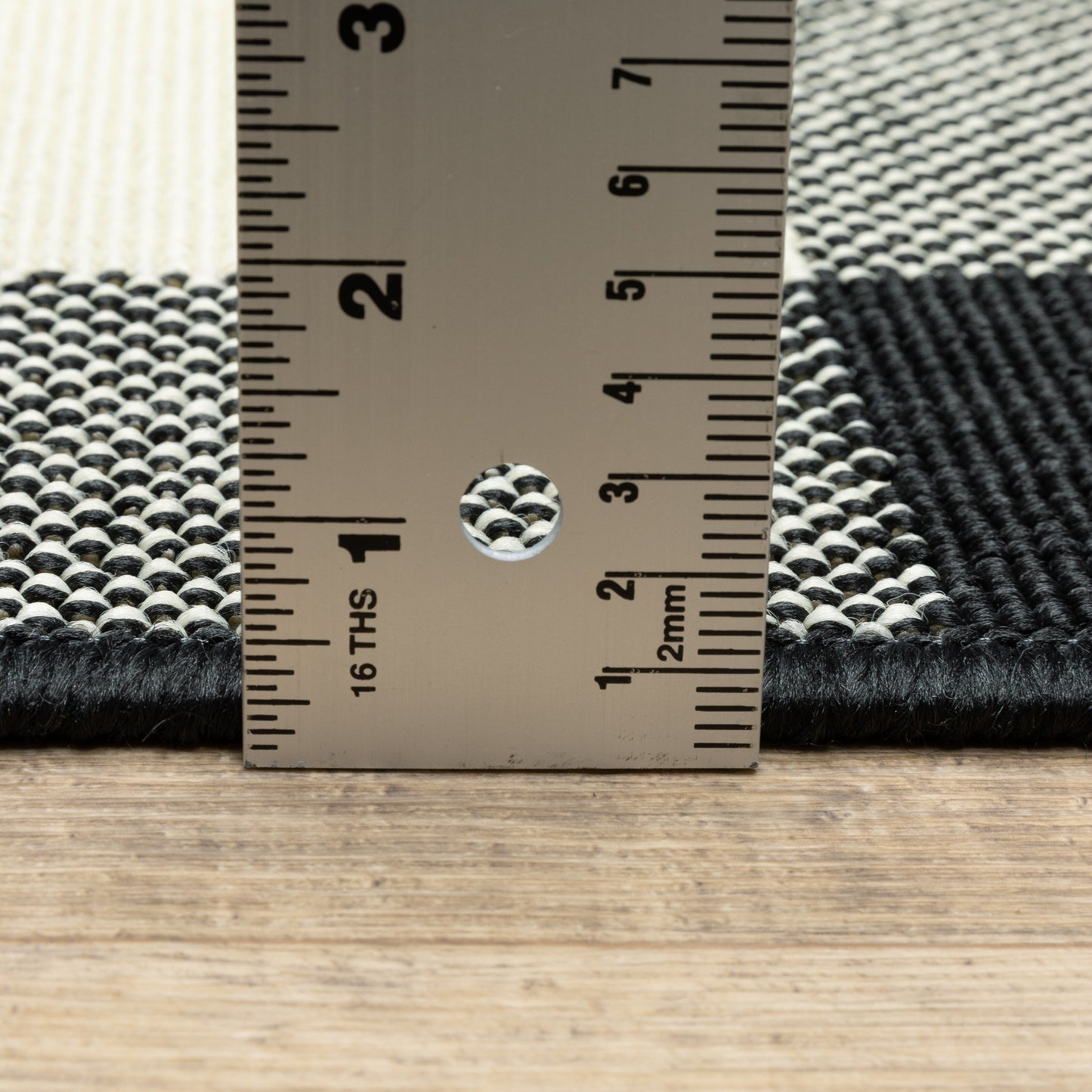 Tapis d'intérieur/extérieur à carreaux vichy de Vista Home Malta