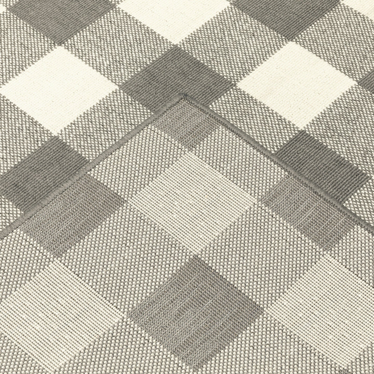 Tapis d'intérieur/extérieur à carreaux vichy de Vista Home Malta