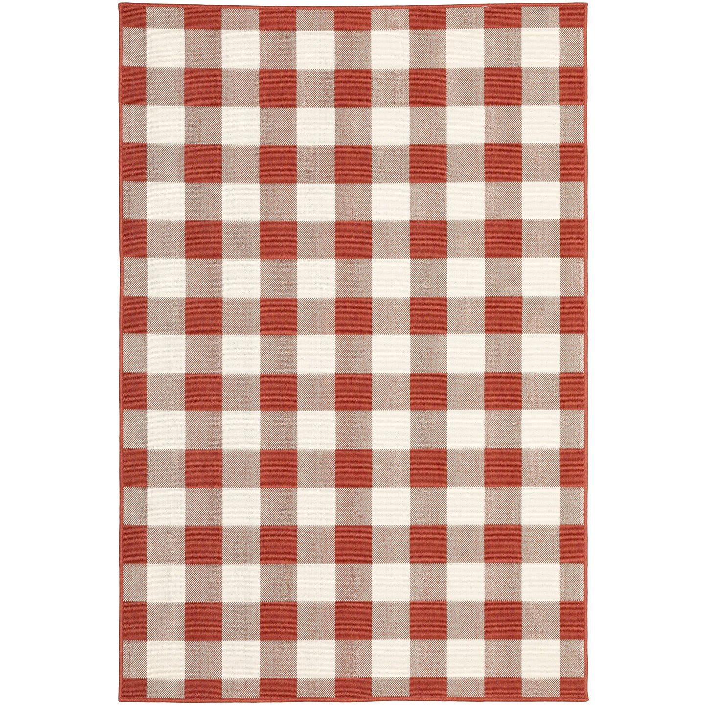 Tapis d'intérieur/extérieur à carreaux vichy de Vista Home Malta