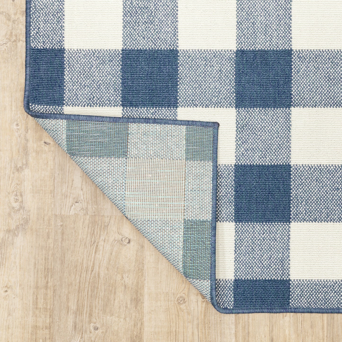 Tapis d'intérieur/extérieur à carreaux vichy de Vista Home Malta
