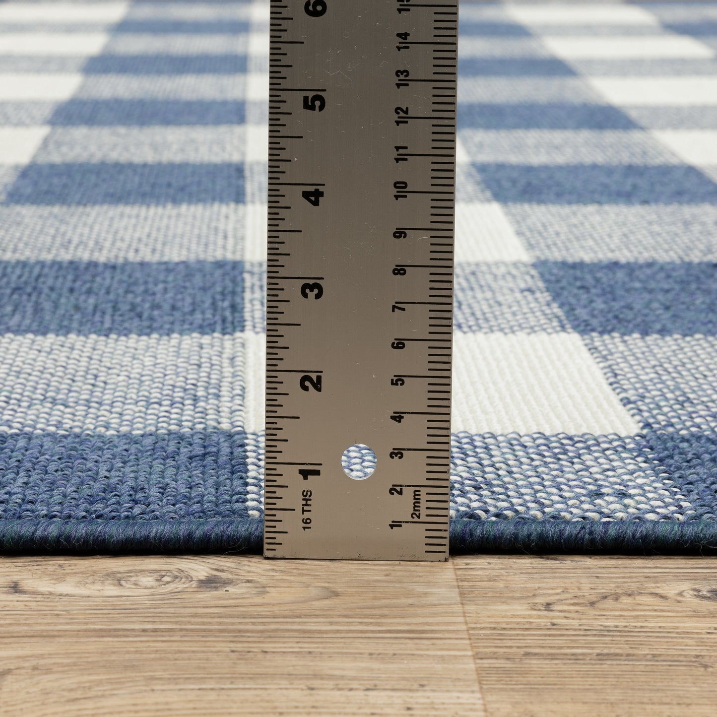 Tapis d'intérieur/extérieur à carreaux vichy de Vista Home Malta