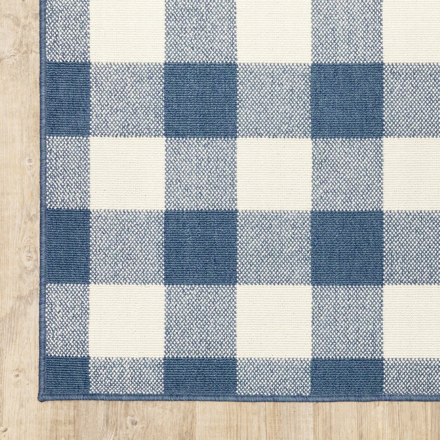 Tapis d'intérieur/extérieur à carreaux vichy de Vista Home Malta