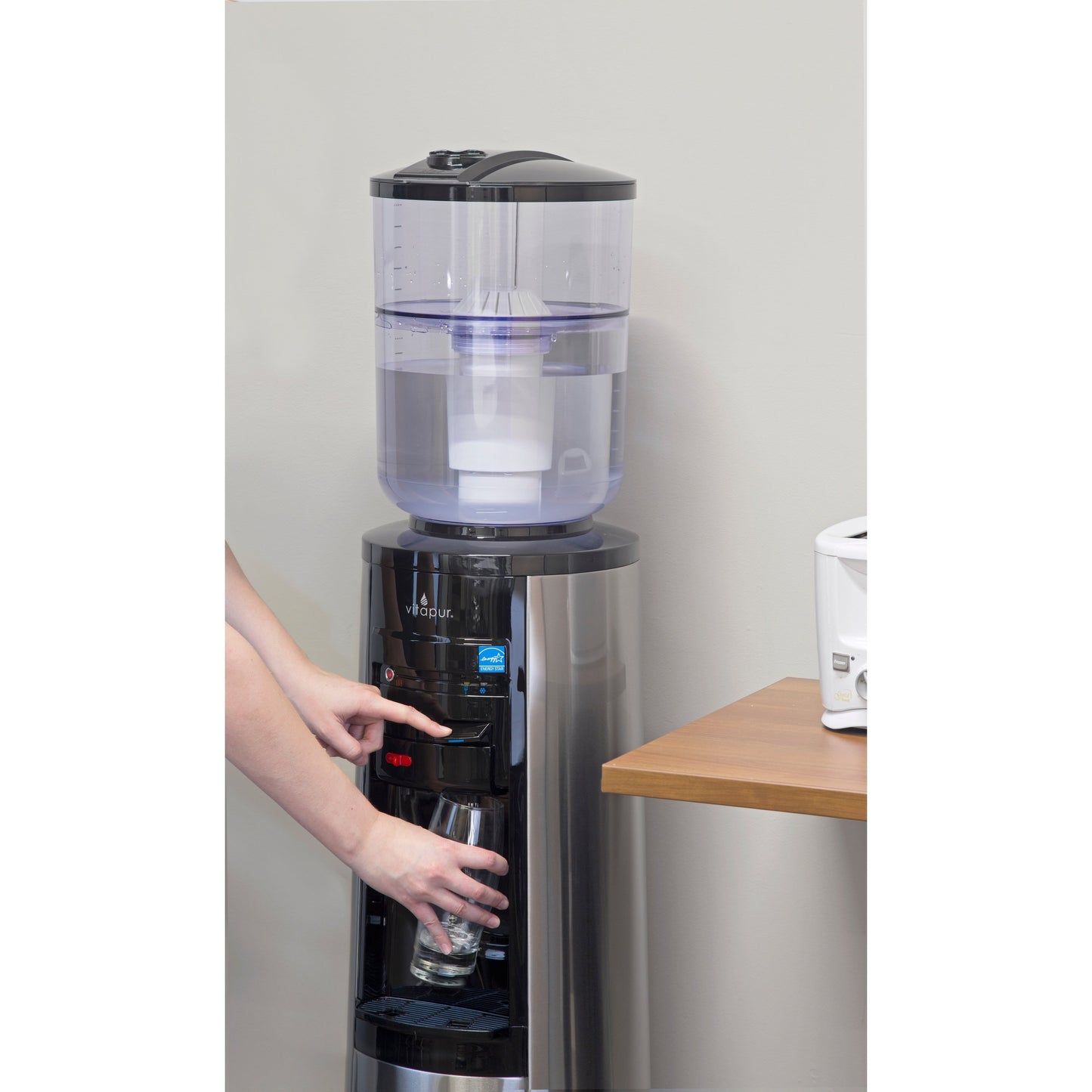 Système de filtration d'eau Vitapur pour distributeurs d'eau à chargement par le haut