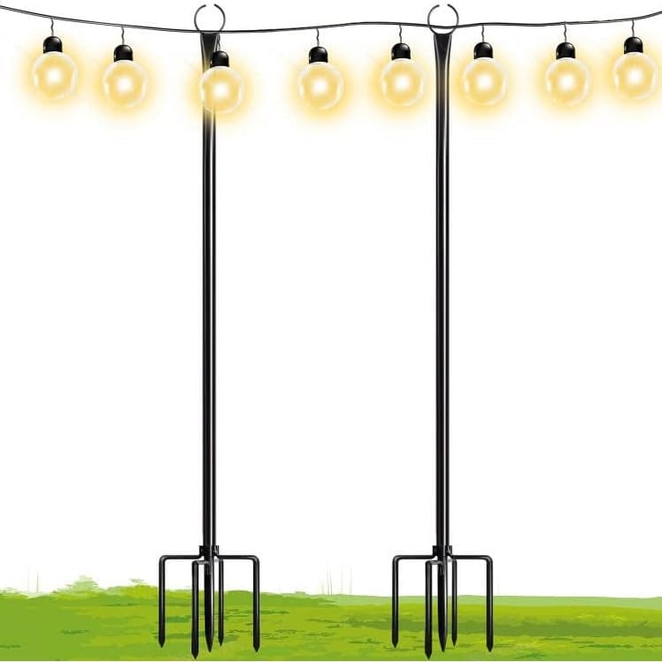 Guirlande lumineuse WaLensee de 2,8 m avec crochet pour suspendre des guirlandes lumineuses pour jardin, fête, terrasse, Noël, mariage