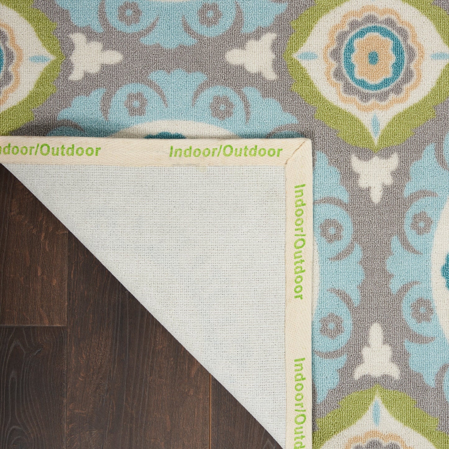 Waverly Sun N' Shade Indoor Outdoor Boho Medallion Area Rug