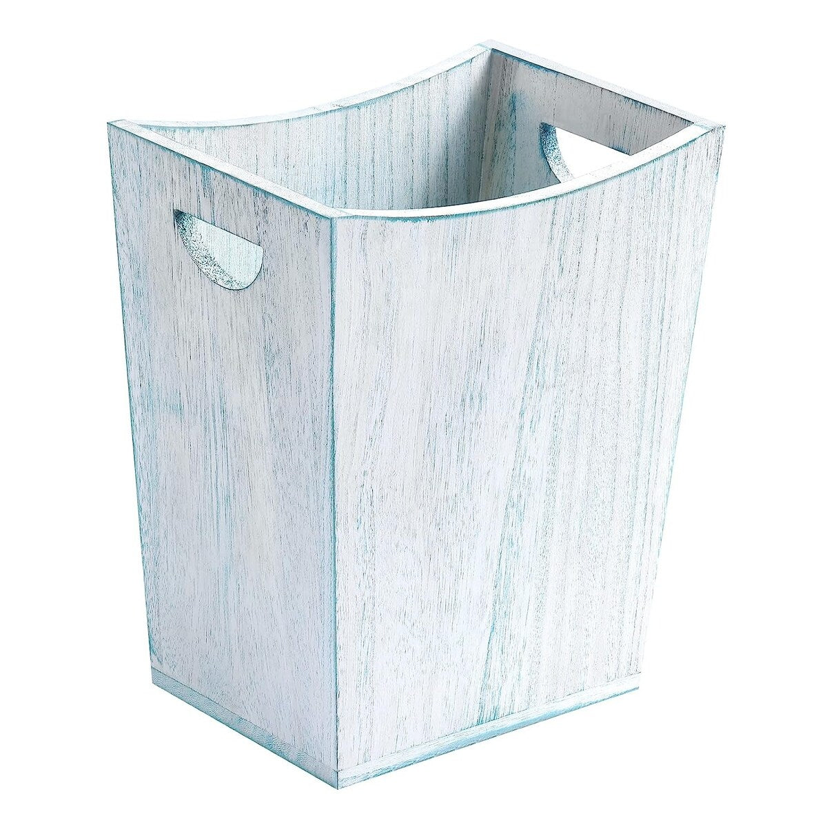 Poubelle en bois, corbeille à papier de style ferme rustique
