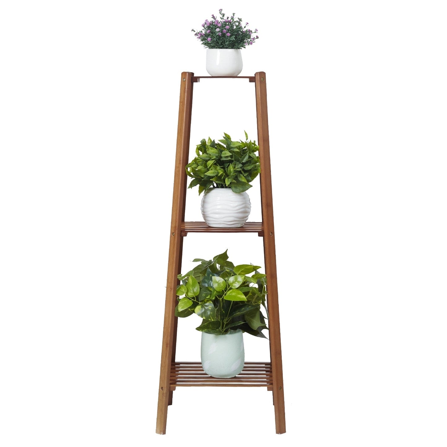 Support de fleurs en bois, cadre pour plantes, étagère à pots à plusieurs niveaux pour balcon