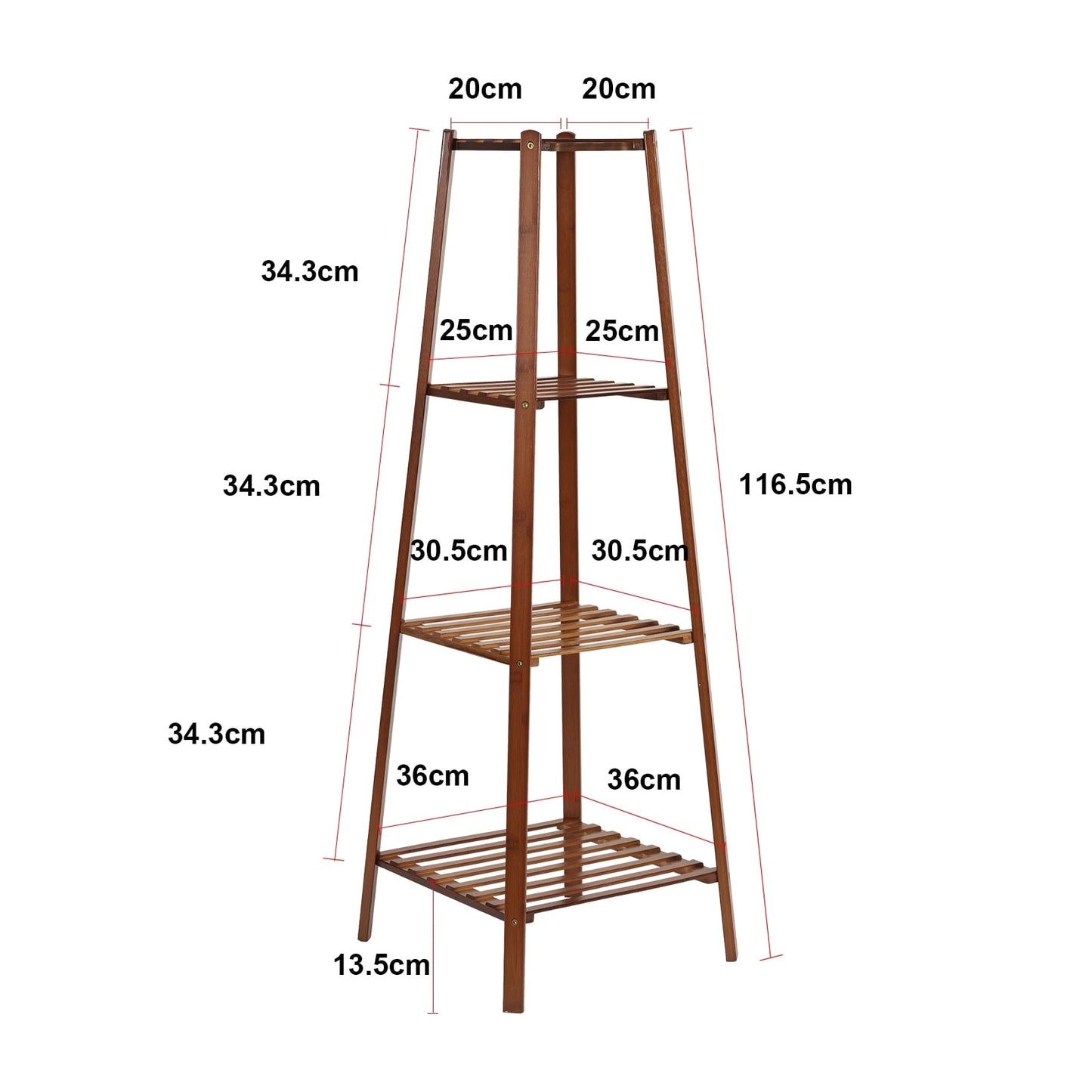 Support de fleurs en bois, cadre pour plantes, étagère à pots à plusieurs niveaux pour balcon