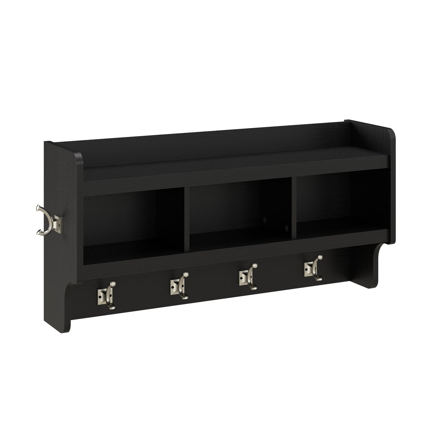 Porte-manteau mural Woodland 40 W avec étagère par Bush Furniture