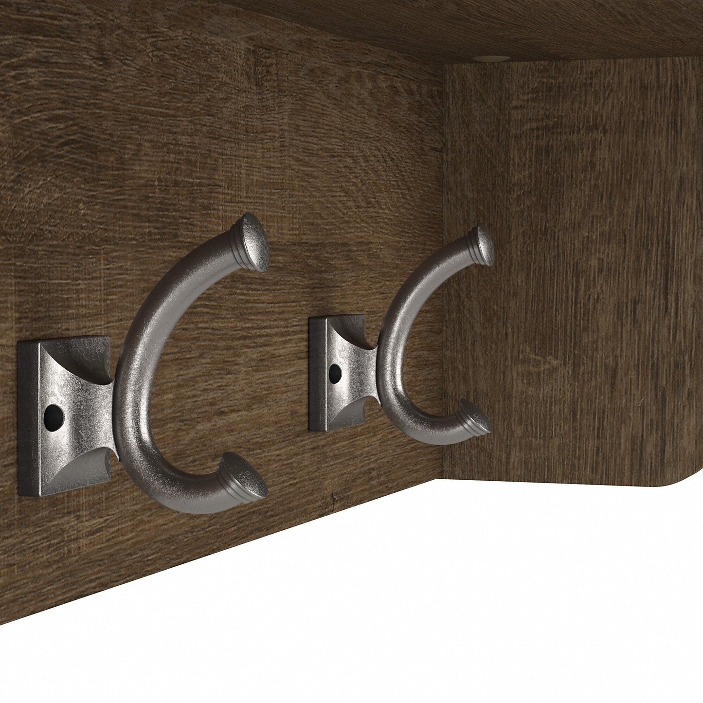 Porte-manteau mural Woodland 40 W avec étagère par Bush Furniture