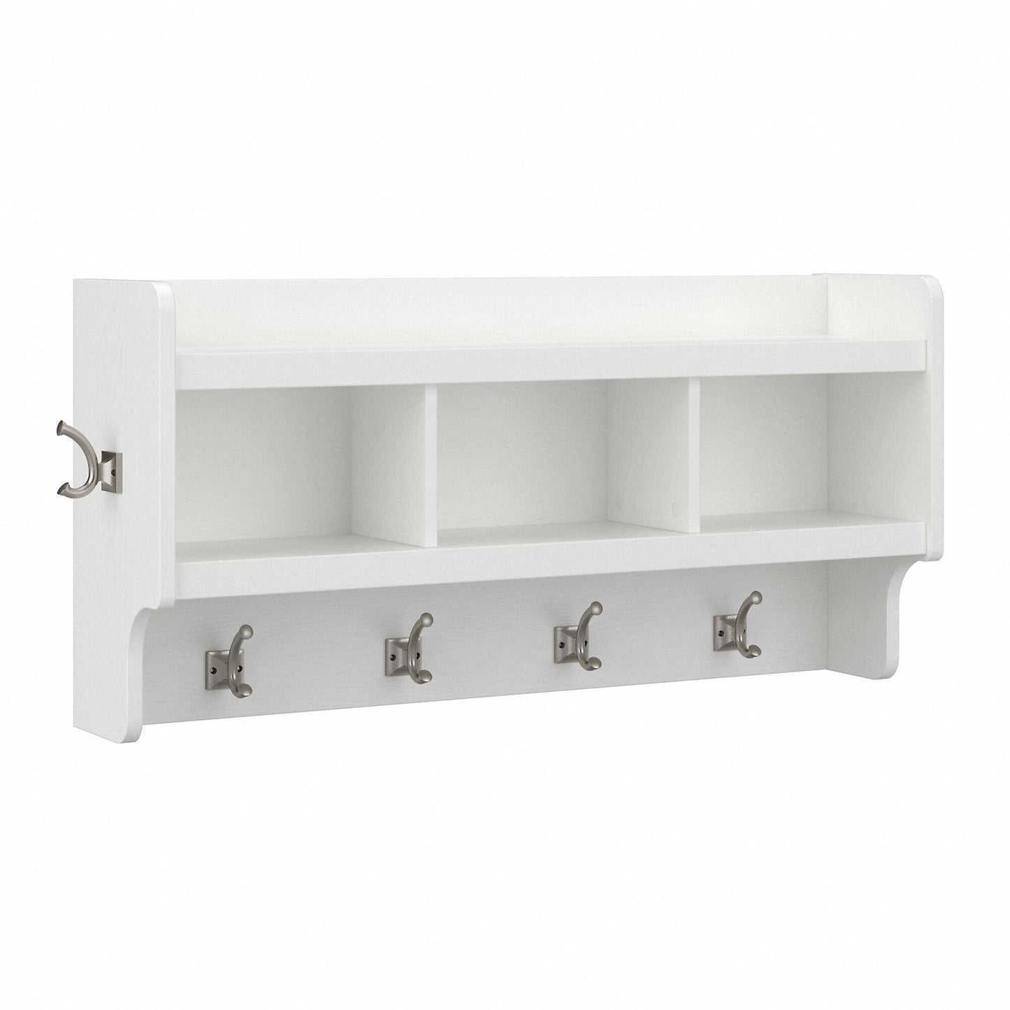 Porte-manteau mural Woodland 40 W avec étagère par Bush Furniture